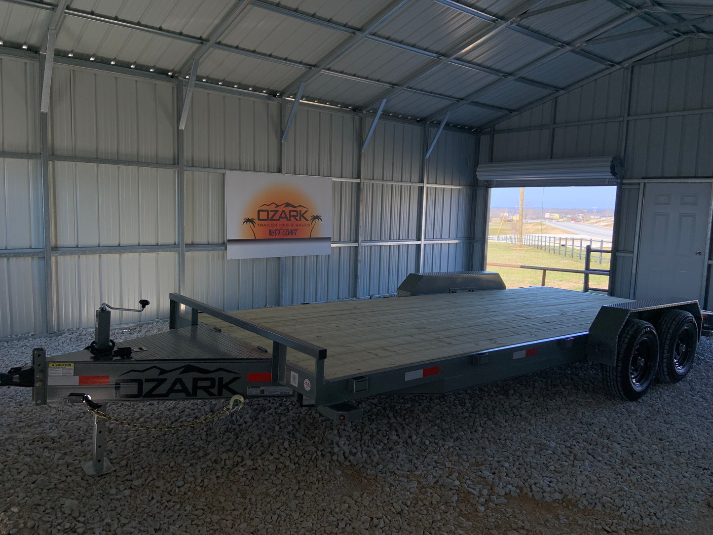 2026 Ozark 82x20 10k Equipment/Car Trailer #21529