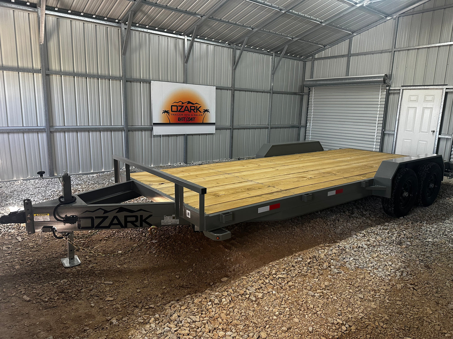 2026 Ozark 82x22 10k Equipment/Car Trailer