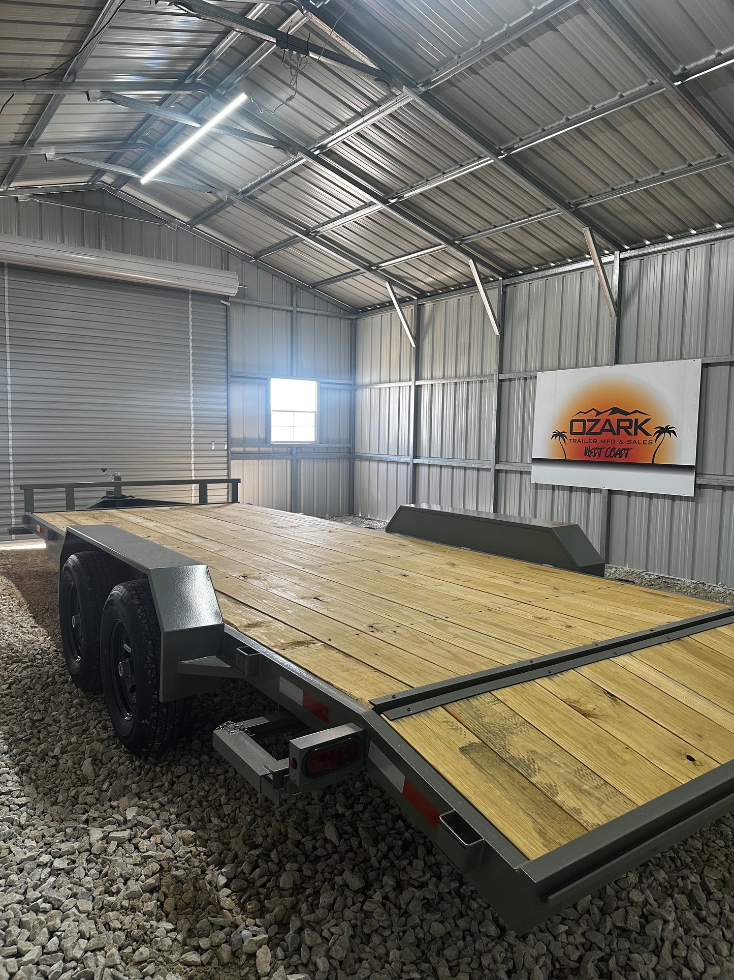 2026 Ozark 82x22 10k Equipment/Car Trailer