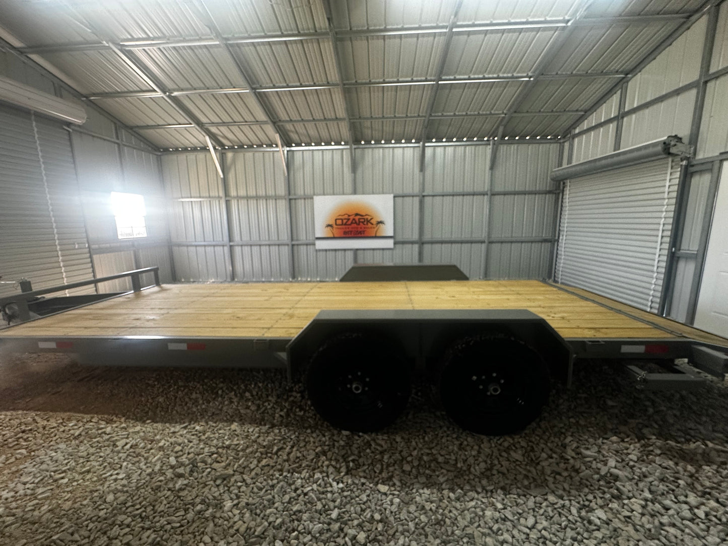 2026 Ozark 82x22 10k Equipment/Car Trailer