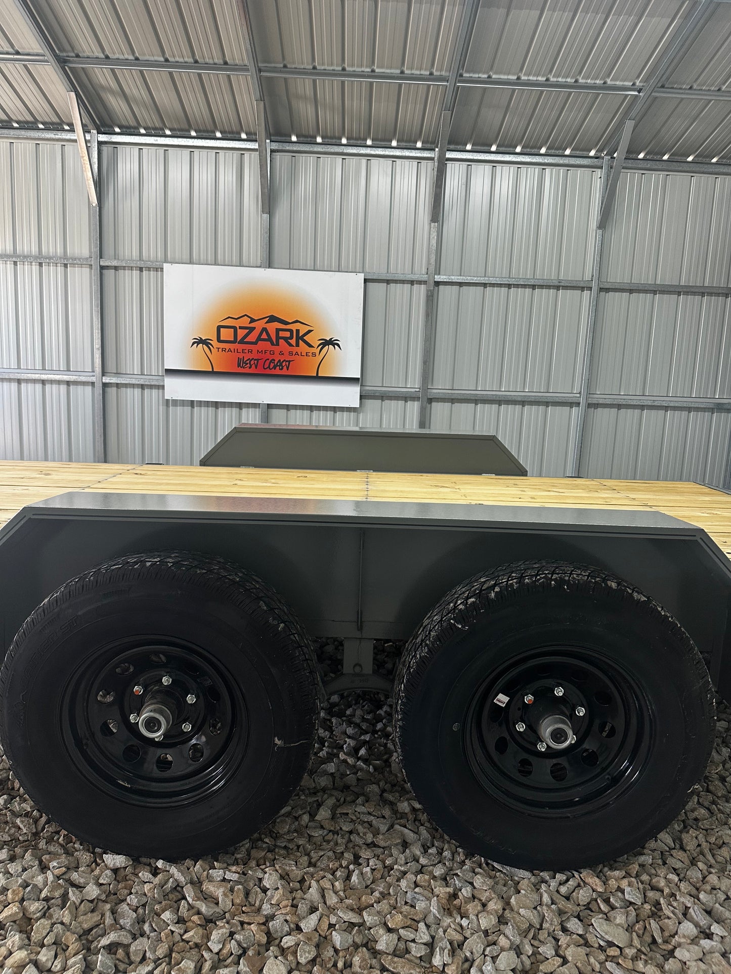 2026 Ozark 82x22 10k Equipment/Car Trailer