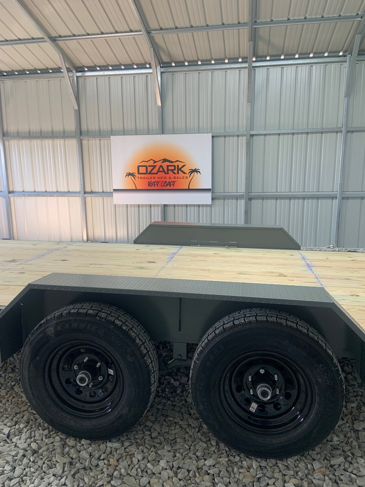 2025 Ozark 82x22 10k Equipment/ Car Trailer #21527